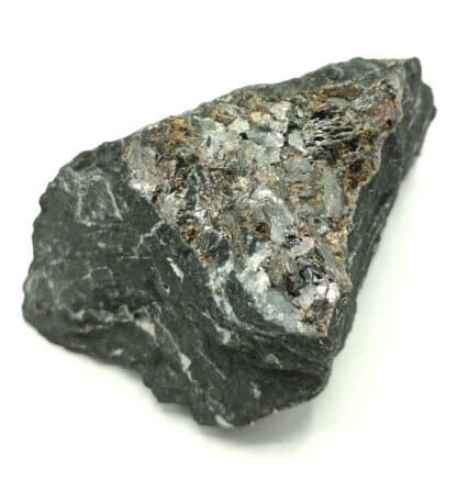 Sphalérite (Blende) et Quartz, Mine de Bleyberg, Plombières, Belgique.