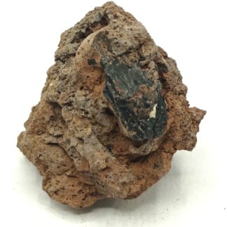 Hornblende basaltique, Face Sud du Puy de Corent, Puy-de-Dôme, Auvergne.