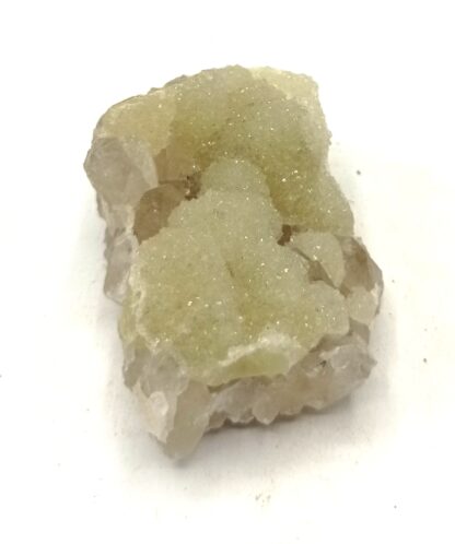 Calcite sur Quartz fumé, Carrière de Laguépie, Tarn-et-Garonne.