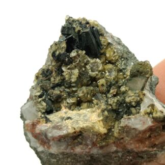 Cronstedtite, Mine de Salsigne, Aude.