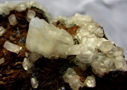 Barytine,siderite et calcite, Peyrebrune, Tarn