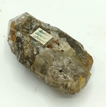 Anatase sur Quartz, Val Cavradi, Grisons, Suisse.