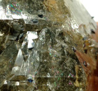 Anatase sur Quartz, Val Cavradi, Grisons, Suisse.