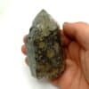 Anatase sur Quartz, Val Cavradi, Grisons, Suisse.