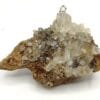 Rutile rouge sur Quartz, Chiamut, Grisons, Suisse.