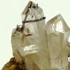 Rutile rouge sur Quartz, Chiamut, Grisons, Suisse.