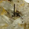 Rutile rouge sur Quartz, Chiamut, Grisons, Suisse.