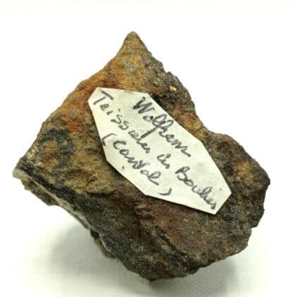 Wolfram (Wolframite), Teissières Les Bouliès, Cantal.