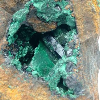 Azurite et Malachite, Chessy-les-Mines, Rhône, (XIXème siècle).