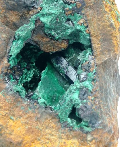 Azurite et Malachite, Chessy-les-Mines, Rhône, (XIXème siècle).