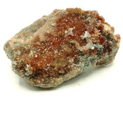 Grenat hessonite et Clinochlore, Val d’Ala, Italie.
