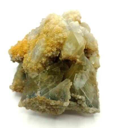 Quartz et Fluorite (Fluorine), Marsanges, Haute-Loire, Auvergne.