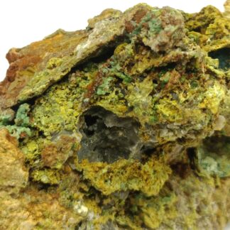 Minéral bleu et Pyromorphite, Le Cantonnier, Nontron, Dordogne.