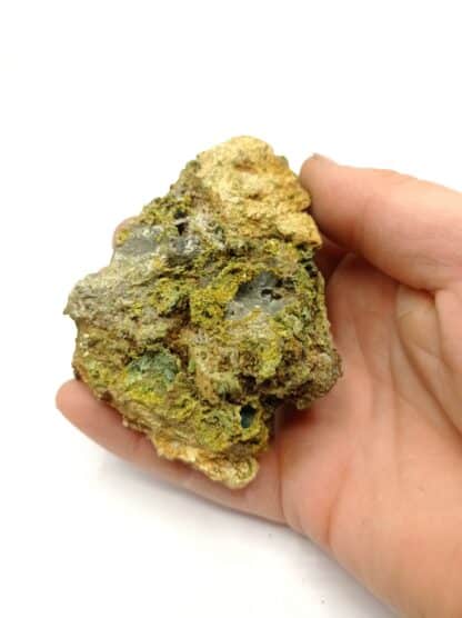 Minéral bleu et Pyromorphite, Le Cantonnier, Nontron, Dordogne.