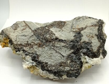 Calcite et Pyrite sur Sphalérite, Mine de Peyrebrune, Tarn.