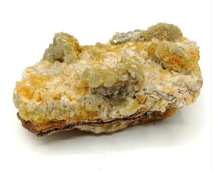 Baryte (Barytine) et Fluorite (Fluorine), Chaillac, Indre.