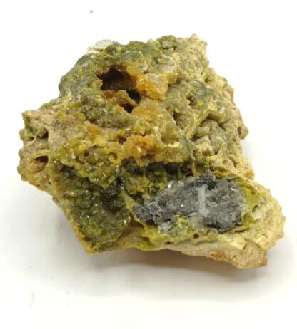 Galène, Pyromorphite et Cérusite, L’Argentolle, Saint-Prix, Saône-et-Loire, Morvan.