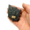 Chiastolit (Chiastolite), Fichtelgebirge, Bavière, Allemagne.