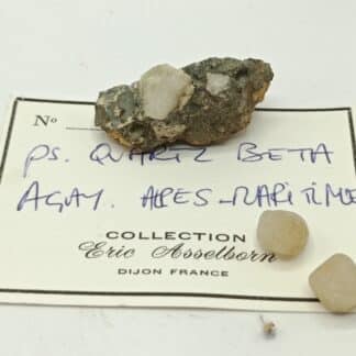 Quartz bêta, Agay, Saint-Raphaël, Var.