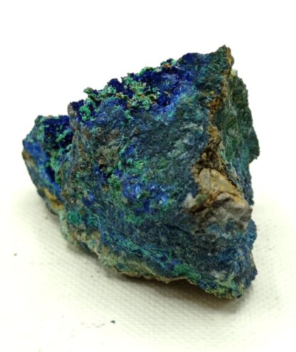 Azurite et Malachite, Hubac de Jourdan, Daluis, Alpes-Maritimes.