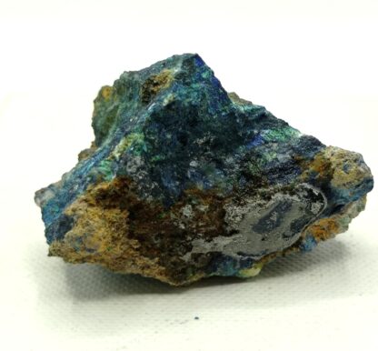 Azurite et Malachite, Hubac de Jourdan, Daluis, Alpes-Maritimes.