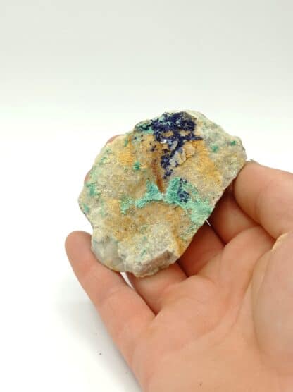 Azurite et Malachite, Mine de Cap Garonne, Le Pradet, Var.