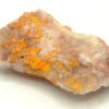 Wulfénite sur Mimétite, Mine Rowley, Arizona, USA.