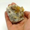 Fluorine (Fluorite) et Quartz, Vensat, Puy-de-Dôme, Auvergne.