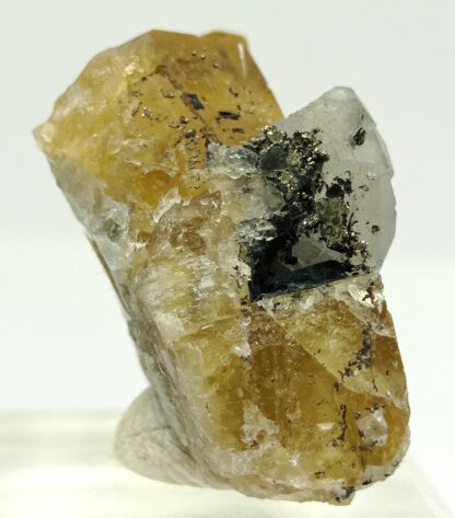 Calcite, Fluorite (Fluorine) et Pyrite, El Hammam, Maroc.