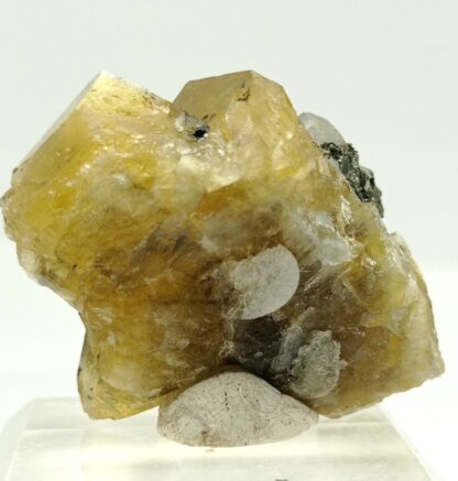 Calcite, Fluorite (Fluorine) et Pyrite, El Hammam, Maroc.