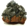 Bournonite et Sidérite, Mine de Pierre-Rousse, Vizille, Isère.