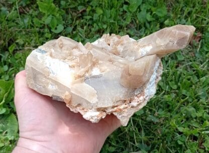 Baryte (Barytine), Mine de Maine (Reclesne), Morvan, Saône-et-Loire.