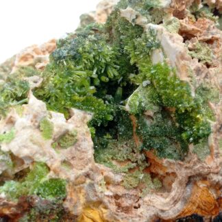 Pyromorphite et Fluorite (Fluorine), Chaillac, Indre.