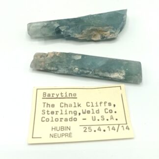 Barytine, The Chalk Cliffs, Sterling, Colorado, USA (États-Unis).