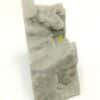 Soufre natif sur Marbre blanc, Colonnata, Carrare, Italie.