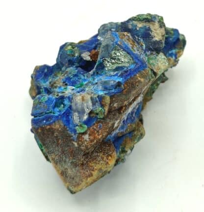 Tétraédrite pseudo en Azurite, Mine à Giraud, La Gardette, Oisans, Isère.