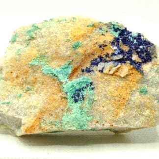 Azurite et Malachite, Mine de Cap Garonne, Le Pradet, Var.