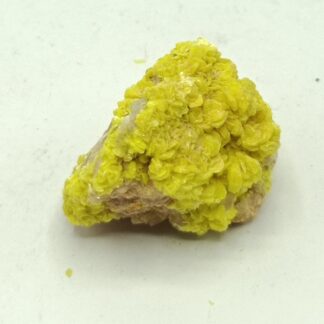 Autunite, mine de Margnac, Haute-Vienne, Limousin.