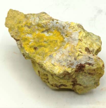 Opale et Uranophane, Mine de Margnac I, Haute-Vienne, Limousin.