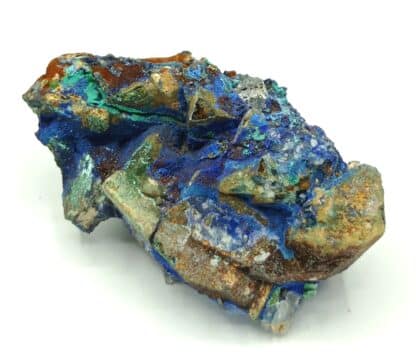 Tétraédrite pseudo en Azurite, Mine à Giraud, La Gardette, Oisans, Isère.