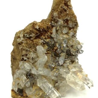 Rutile rouge sur Quartz, Chiamut, Grisons, Suisse.