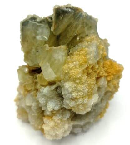 Quartz et Fluorite (Fluorine), Marsanges, Haute-Loire, Auvergne.