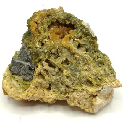 Galène, Pyromorphite et Cérusite, L’Argentolle, Saint-Prix, Saône-et-Loire, Morvan.