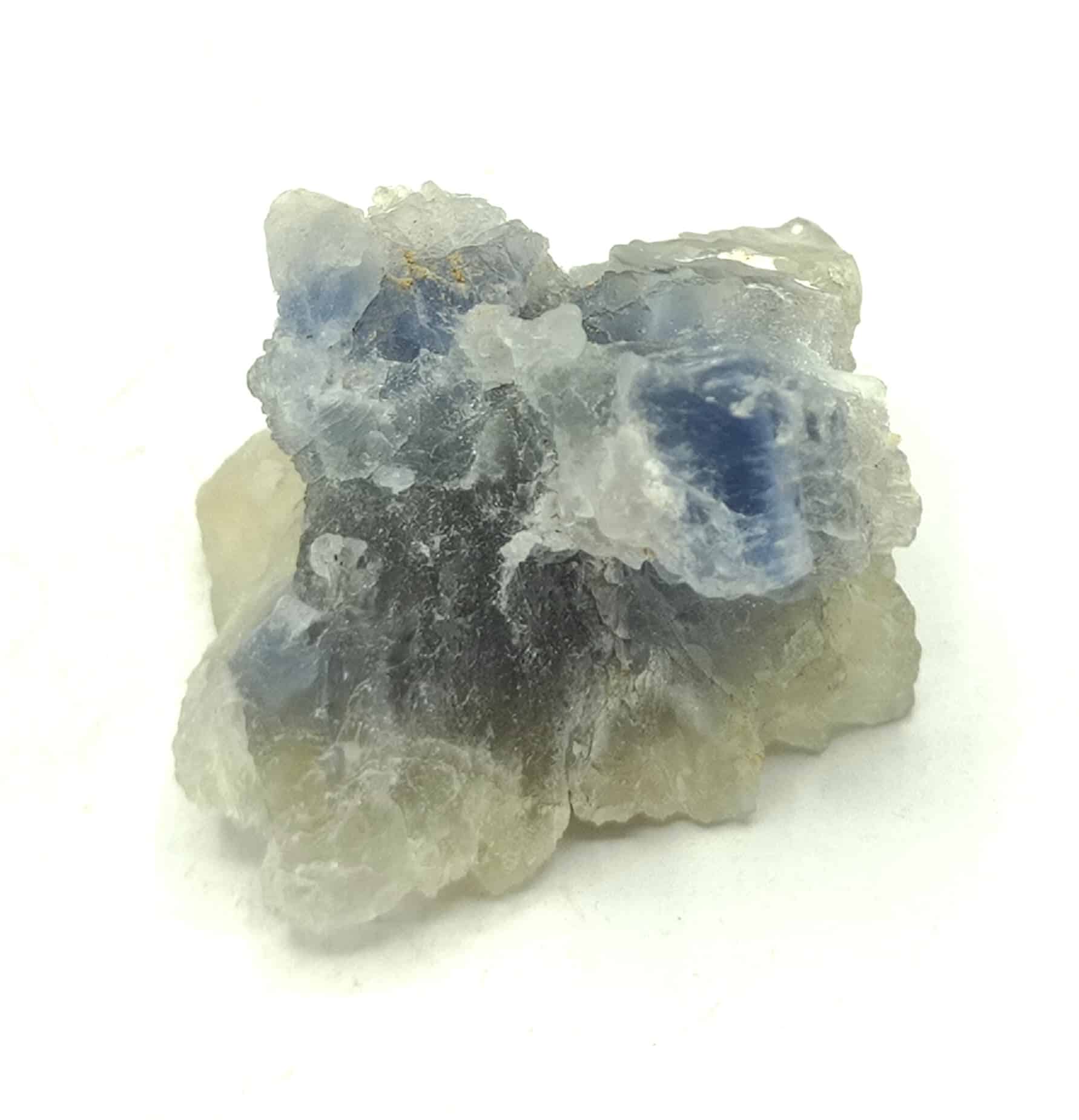 Lot de 2 Fluorine (Fluorite), Gorges de Loulas (L’Oulas), Tarn.