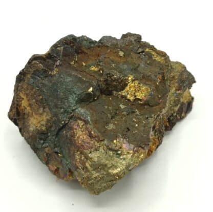 Chalcopyrite et Dolomite, Usson, Puy-de-Dôme, Auvergne.