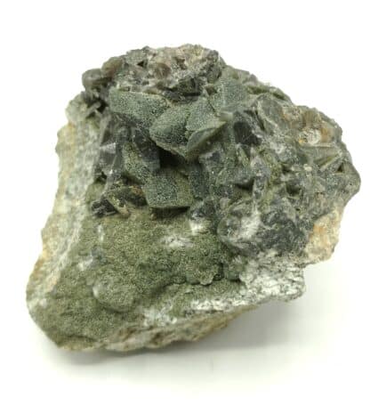 Axinite chloriteuse, Combe de La Selle, Oisans, Isère.