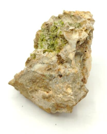 Pyromorphite verte, Steinbach, Haut-Rhin, Alsace.
