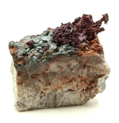 Cuprite et Cuivre natif, Morenci, Arizona, USA (États-Unis).