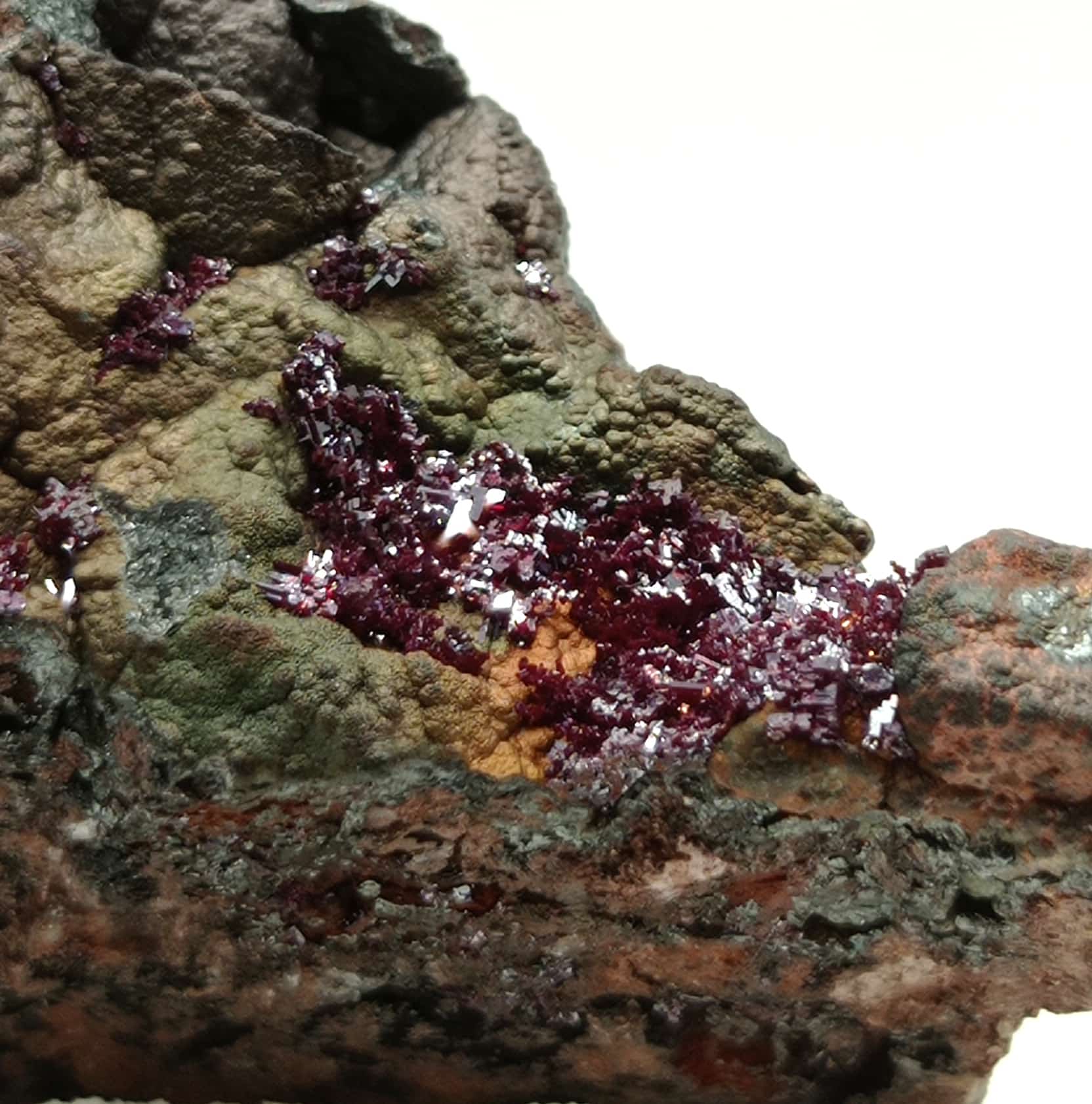 Cuprite, Mine Morenci, Arizona, USA (États-Unis).