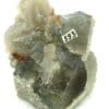 Baryte sur Fluorite (Fluorine), Marsanges, Langeac, Haute-Loire, Auvergne.